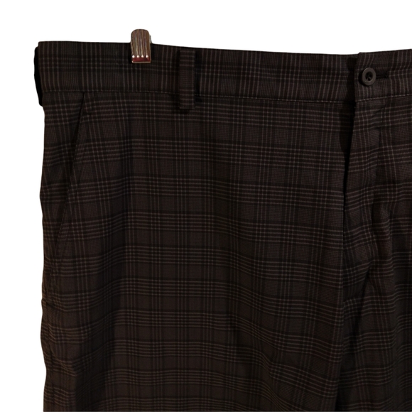 Nike golf shorts mens sz 40 black Plaid dri-fit - Picture 3 of 7